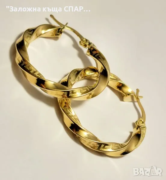 Нови Дамски обеци-3.25гр., снимка 1