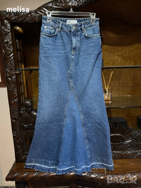 Zara дънкова пола, снимка 1