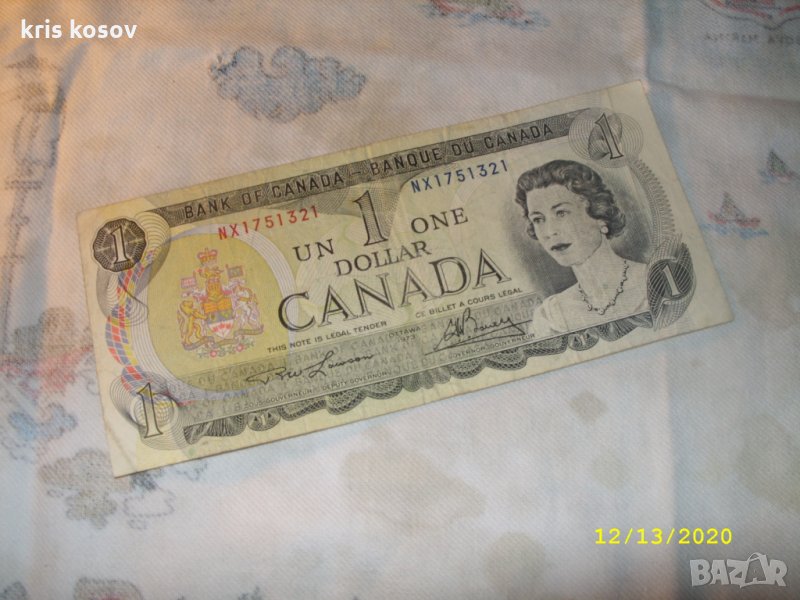 Канада 1 долар 1973 г, снимка 1