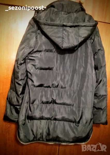 💟Дамско Чисто ново красиво дълго зимно яке със сваляема качулка-Л,ХЛ 💟, снимка 1