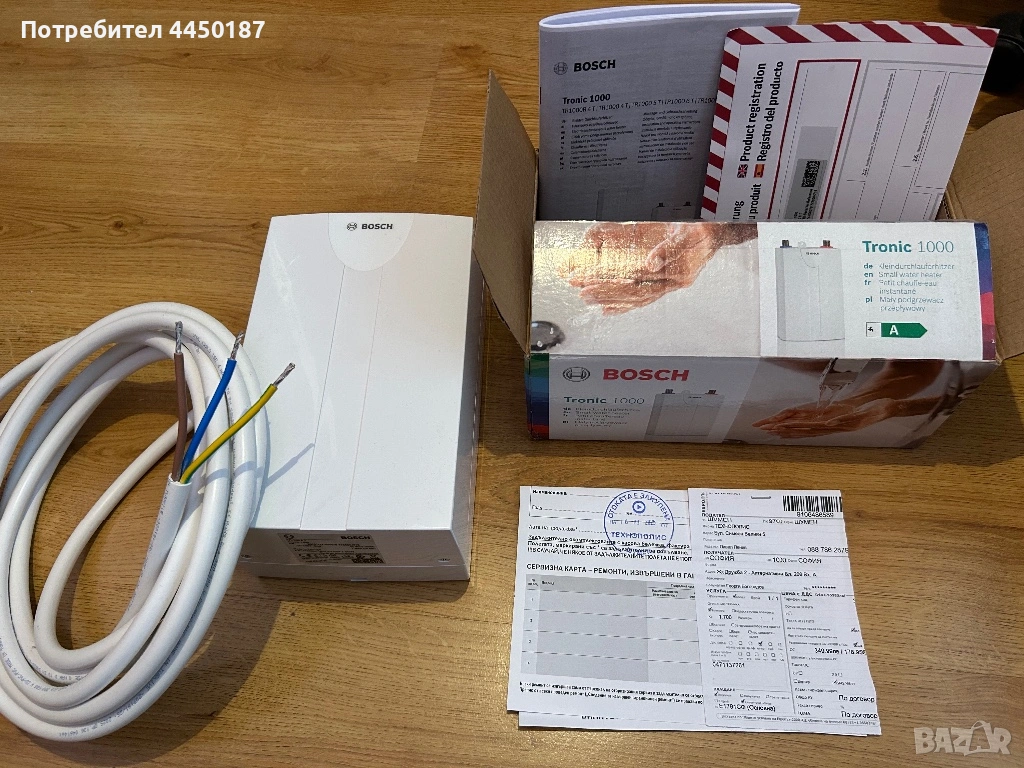 Проточен бойлер BOSCH, снимка 1