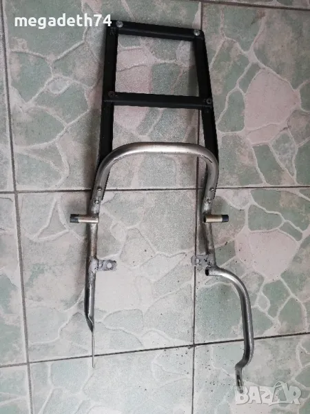 Тръба зад седалка със стойка за куфар MZ ETZ , снимка 1