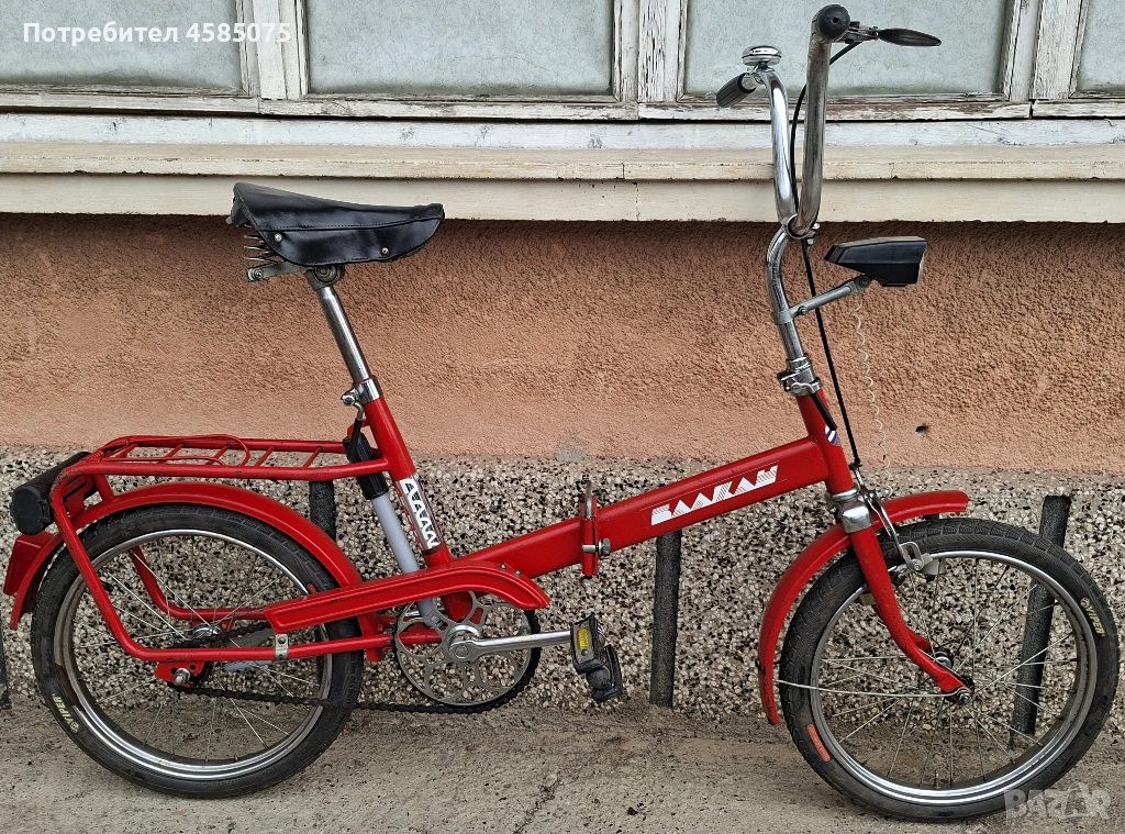 Велосипед сгъваем Балкан / Балканче тип Пони 18 цола Ретро, снимка 1