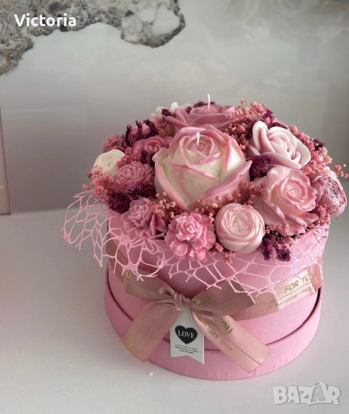 Ароматни букети от соеви свещи, снимка 1