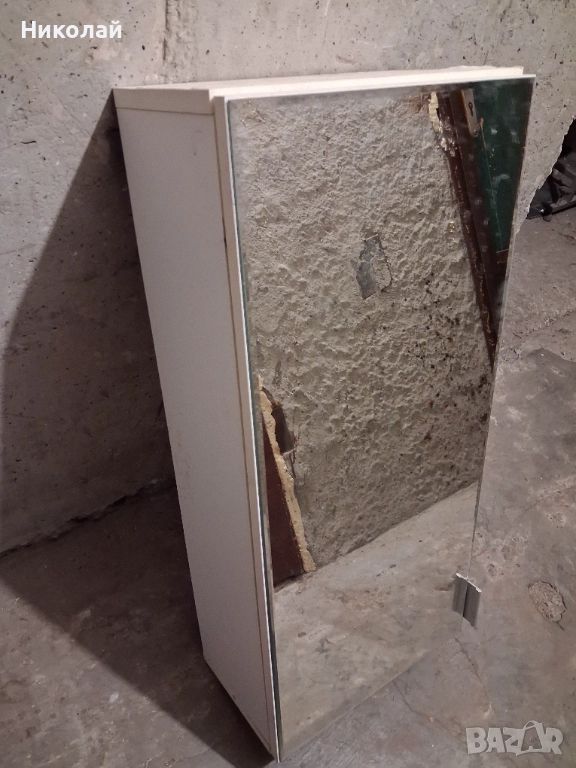 Шкафче за баня с огледало , снимка 1