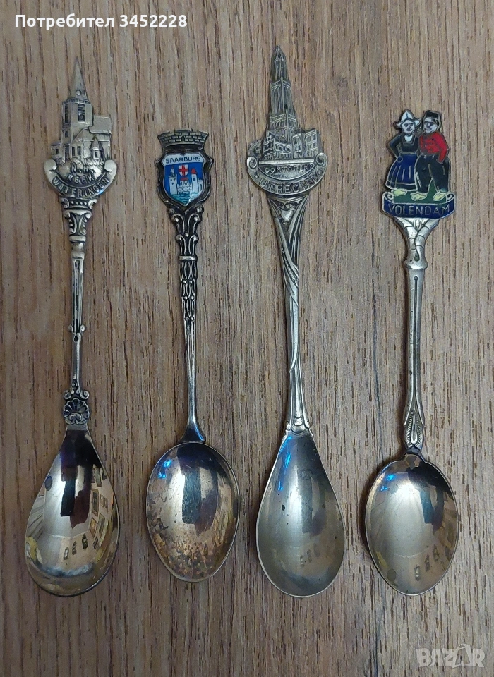 лъжички за колекционери 4 броя , снимка 1