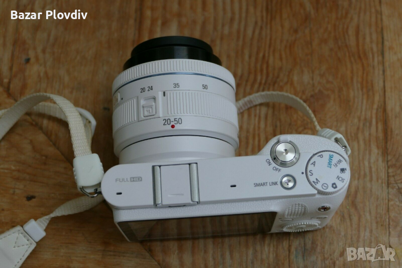фотоапарат фотокамера Samsung NX1000 обектив 20-50мм, снимка 1