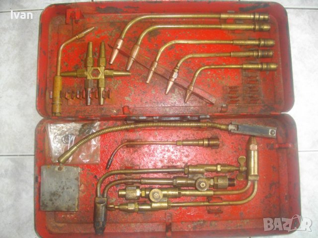 ГОЛЯМ НЕМСКИ КОМПЛЕКТ ГОРЕЛКИ И РЕЗАК ЗА ОКСИЖЕН ЗА ГАЗОКИСЛОРОДНО АЦЕТИЛЕН ЗАВАРЯНЕ РЯЗАНЕ СПОЯВАНЕ, снимка 2 - Други инструменти - 37486903