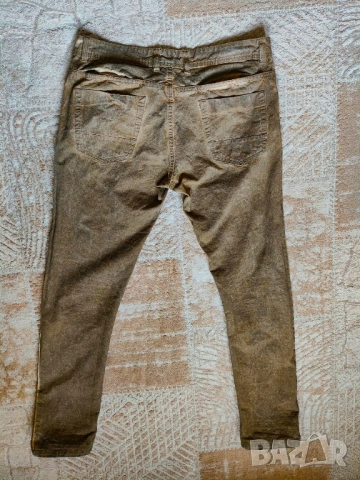 Италиански дънки Alcott 53, слим, № 36 (L), шоколадов цвят, снимка 4 - Дънки - 54025568