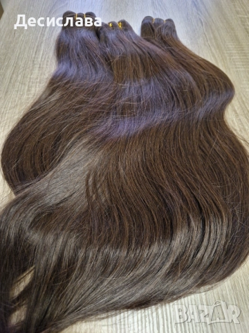 Естествена Черна коса, снимка 2 - Аксесоари за коса - 51622633