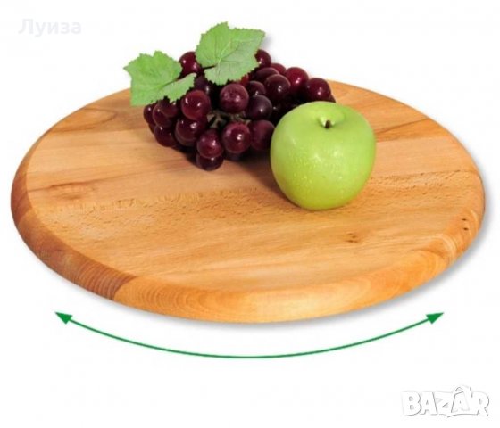 Бамбуково въртящо се плато за сервиране!