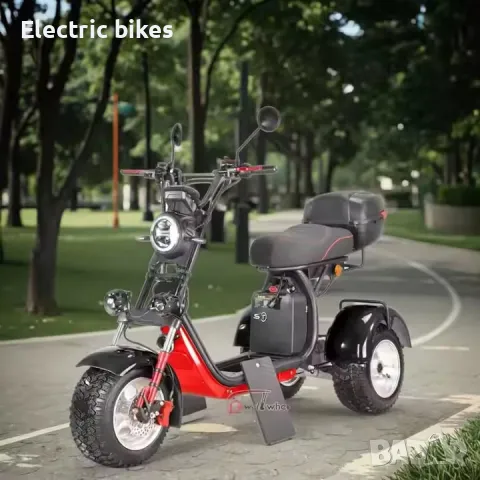 CP7 Citycoco Trike 4000W – Електрическа триколка, снимка 5 - Велосипеди - 50332800
