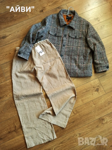 Дамска карирана риза-яке овършърт, снимка 15 - Якета - 53212929