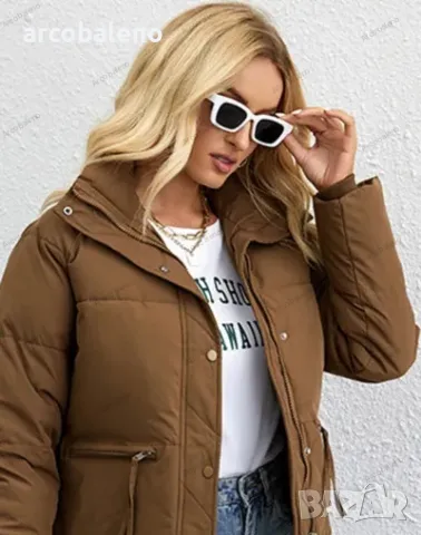 Ежедневно дамско зимно пухено яке, 5цвята , снимка 14 - Якета - 42667544