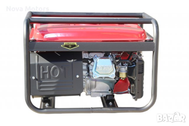 Генератор За Ток 3.5 KW Nova Motors Бензин-Газ - Монофазен, снимка 2 - Генератори - 39360800