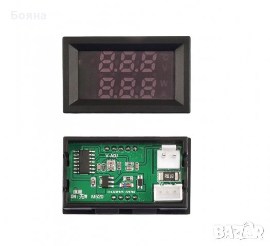  волтметър амперметър ватметър до 100Волта-10А, снимка 6 - Други инструменти - 38488541