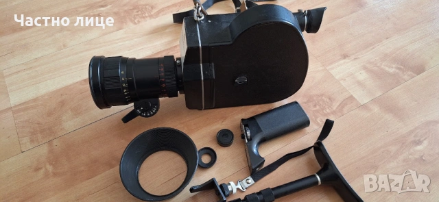 Кинокамера Zenit Krasnogorsk-3 (16mm) + Пълен комплект аксесоари, снимка 3 - Камери - 53915370