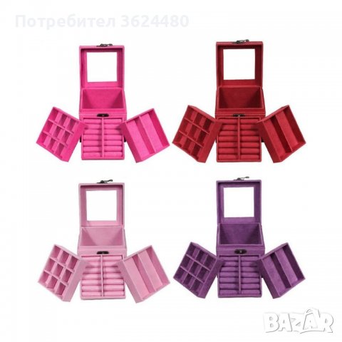 Шикозна кутия за бижута с 3 нива, снимка 9 - Други - 40039821