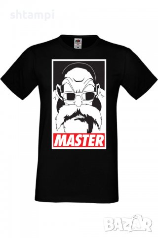 Мъжка тениска Dragon Ball Z Master Roshi,Анимация,игра,Празник,Повод,, снимка 2 - Тениски - 37936833