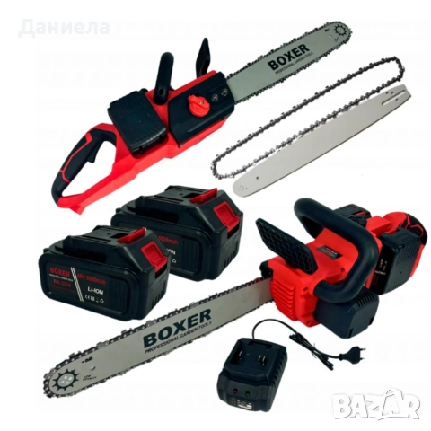 Акумулаторен Верижен Трион BOXER BX-3316 48V — Мощност и Свобода без Кабел!, снимка 2 - Градинска техника - 54055768