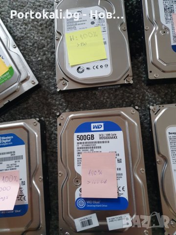 +Гаранция HDD Хард диск твърд диск hard disk 500GB , 320GB перфектни! , снимка 2 - Твърди дискове - 35369853