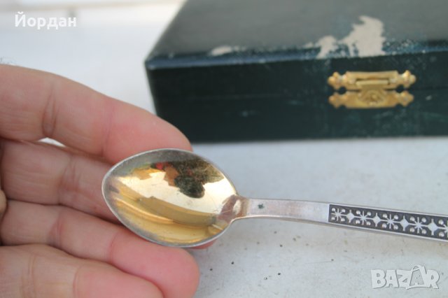 Руски сребърни лъжици за чай, снимка 3 - Други ценни предмети - 39059085