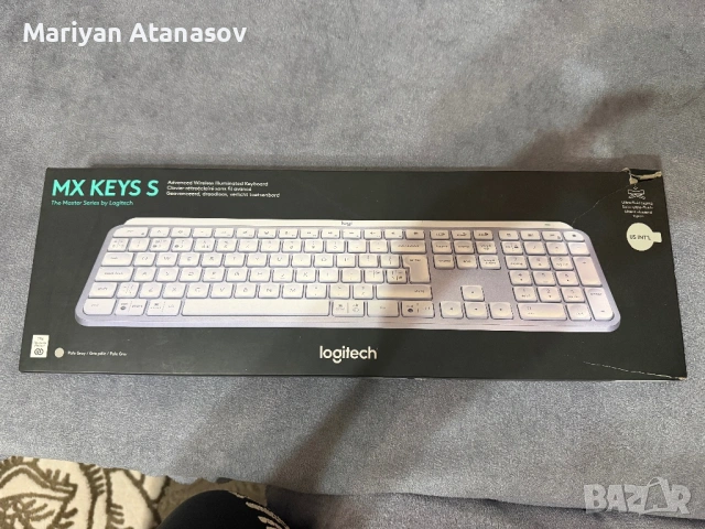 Клавиатура Logitech MX Keys S, снимка 2 - Клавиатури и мишки - 53929476