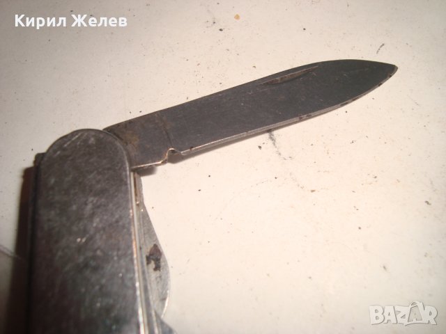 СРЕБРИСТ КОМБИНИРАН МНОГОФУНКЦИОНАЛЕН ДЖОБЕН НОЖ 10037, снимка 4 - Колекции - 31905535