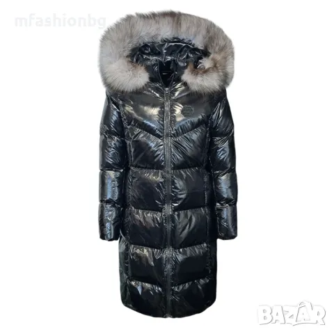 Дълго яке с естествен пух от Лисица City Angels Jeans от S до 5XL, снимка 17 - Якета - 44138692