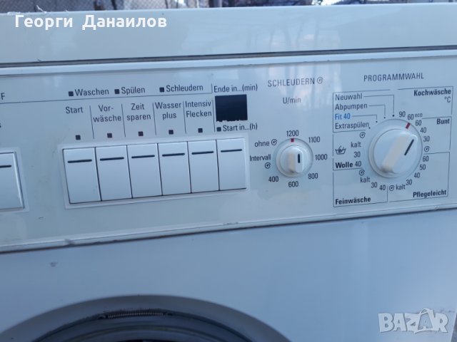 Продавам преден панел с платка за пералня  SIEMENS WASH+FIT WM6127WEU/01 