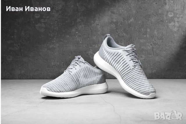 маратонки  NIKE ROSHE TWO FLYKNIT "WOLF GREY" номер 44-44,5, снимка 8 - Маратонки - 40283132