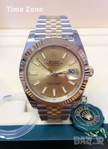 Rolex Datejust 41mm Two-Tone Yellow Gold White Dial Automatic Различни Варианти, снимка 11 - Мъжки - 48183385