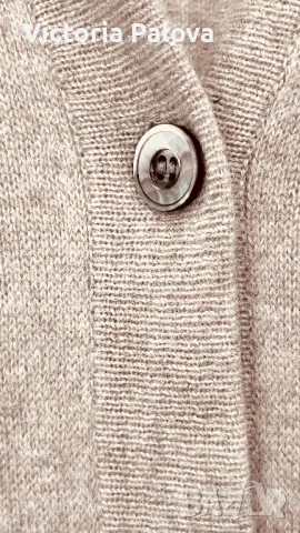 Зимна рокля модерен цвят светъл беж 100% кашмир, снимка 4 - Рокли - 48598505