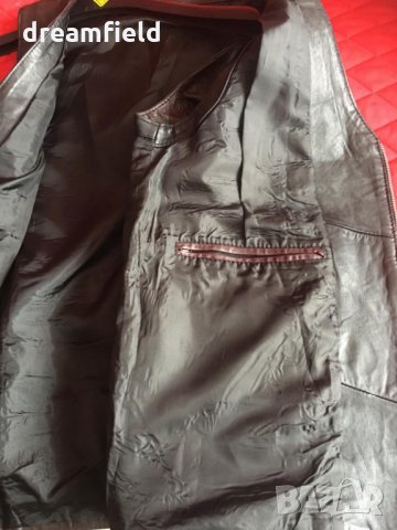 Елек от естествена кожа, снимка 3 - Елеци - 30775690