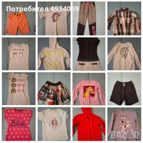 Лот дрехи за момиче 134-140