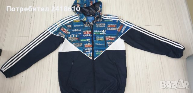 Adidas Originals Windbreaker  Mens Size M НОВО! ОРИГИНАЛ! Мъжко  Яке Тип Ветровка!, снимка 10 - Спортни дрехи, екипи - 51052217