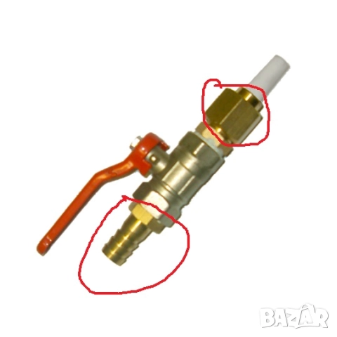 Нов К-т Бутилка 30 литра Маркуч и Кран за ПЯСЪКОСТРУЙКА и КОМПРЕСОР Компоненти Пневматика БАРТЕР, снимка 9 - Други машини и части - 52541984