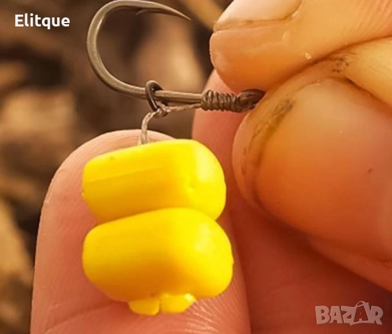 Плуваща силиконова царевица за риболов – 10 бр. в пакет, снимка 3 - Други стоки за дома - 52852432