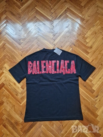 Страхотна мъжка тениска BALENCIAGA размер S M L XL 2XL 