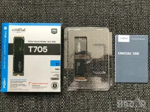 Най-бързият твърд диск SSD Crucial T705 Gen.5 1TB С ГАРАНЦИЯ, снимка 3 - Твърди дискове - 48482730