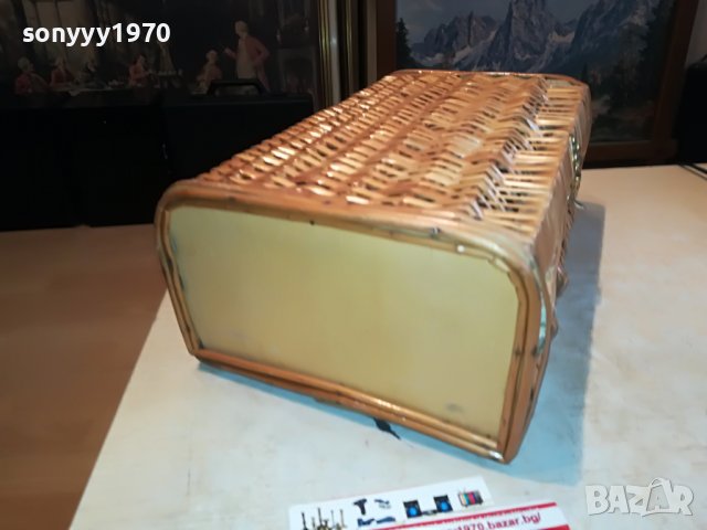 ПЛЕТЕНА КУТИЯ-ВНОС ФРАНЦИЯ 3010221127L, снимка 13 - Антикварни и старинни предмети - 38498472