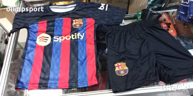 спортен екип Barcelona нов тениска и шорти , снимка 1 - Детски комплекти - 37774656