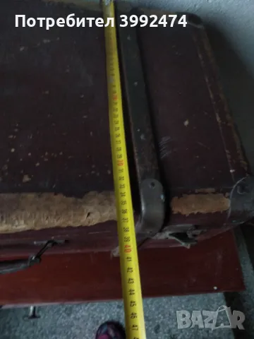 Стар куфар от мукава , 1939г., снимка 3 - Антикварни и старинни предмети - 49713456