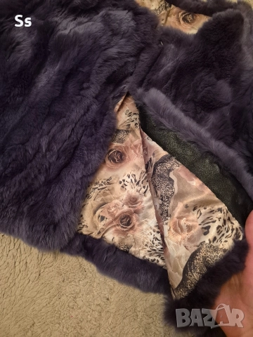 Ново късо палто от естествен косъм, снимка 4 - Палта, манта - 52965548