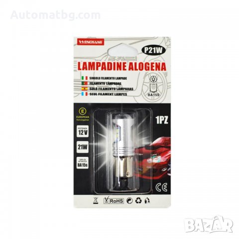 LED Automat, Монополярна, P21W, Canbus, снимка 1 - Аксесоари и консумативи - 31936279