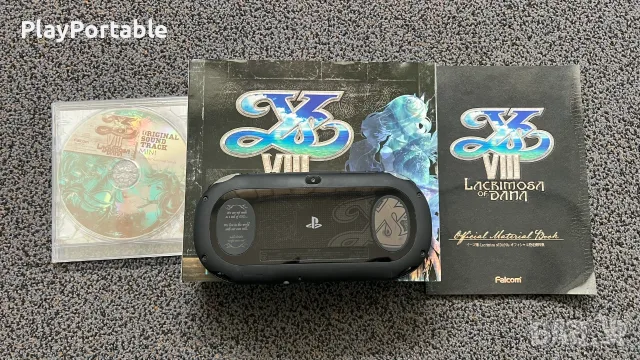 PS Vita 2000 Ys VIII Lacrimosa of Dana Black Pearl Complete in Box