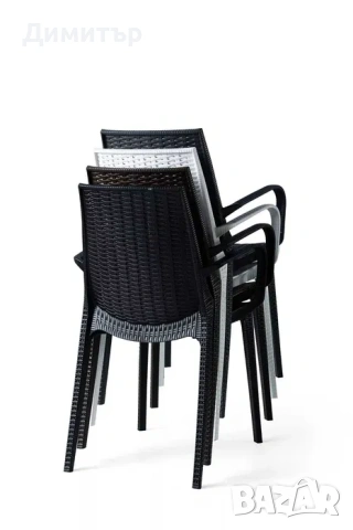 Комплект маса + 6 стола или 4 стола ратан 3 цвята и размери маси мод.5, снимка 8 - Маси - 54235396