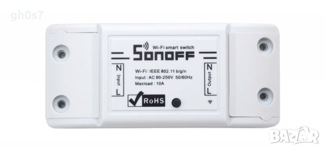 SONOFF Basic smart wi-fi реле, снимка 1 - Друга електроника - 40115498