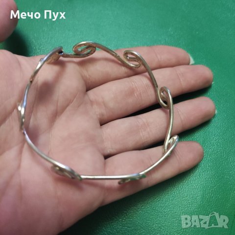 Сребърна гривна Sezgin (117), снимка 9 - Гривни - 40135761