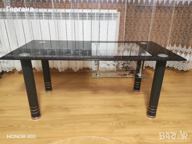 Стъклена холна масичка, снимка 3 - Маси - 55753555